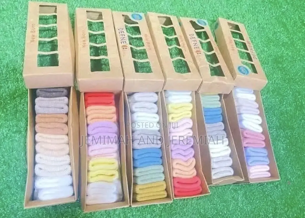 6piece Pack of Baby Stockings