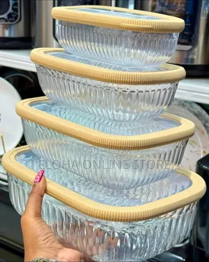 4pcs Airtight Multifunctional Fridge Organizer Containers