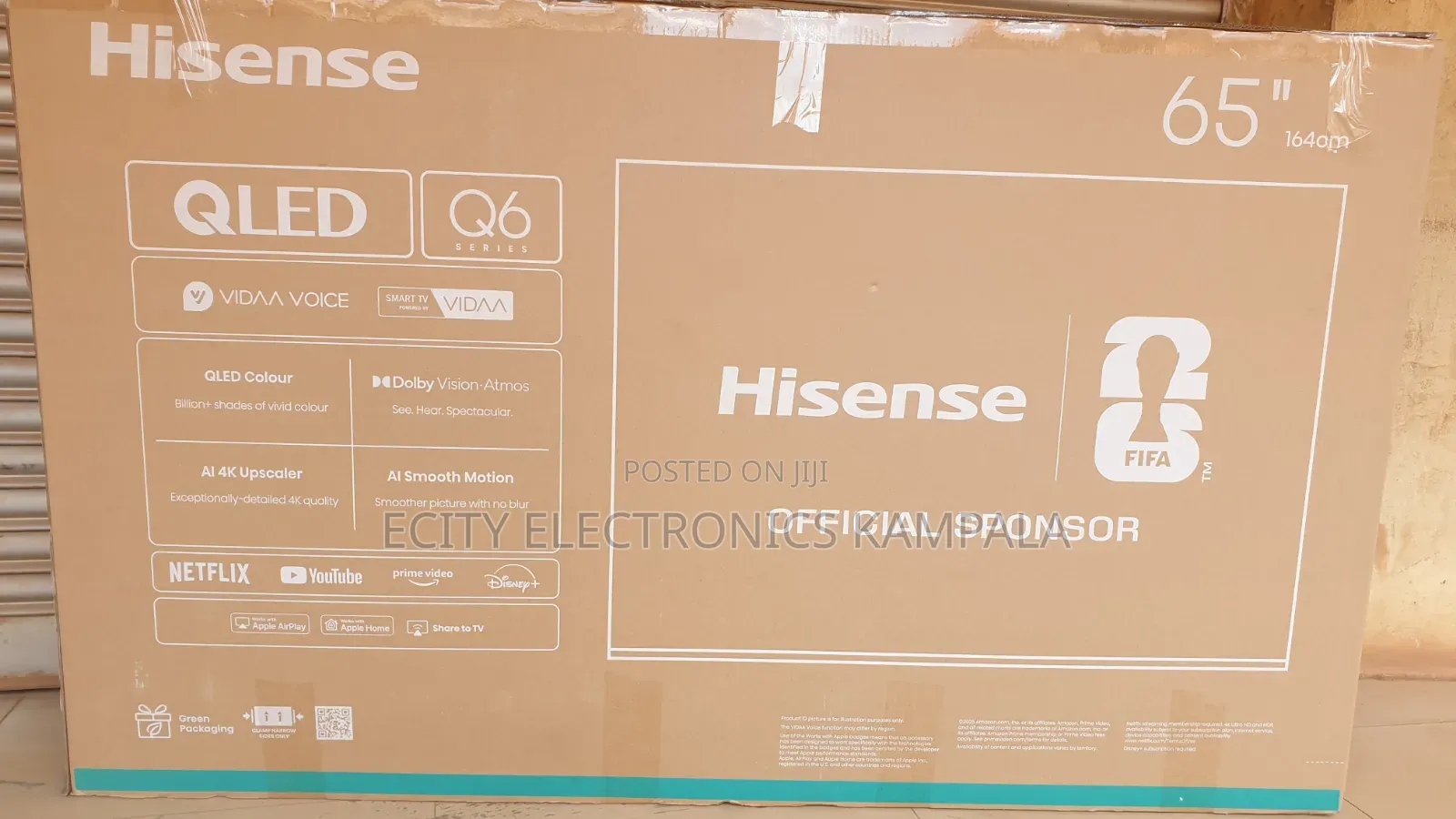 Qled Tv 65" Inch Hisense Boxed