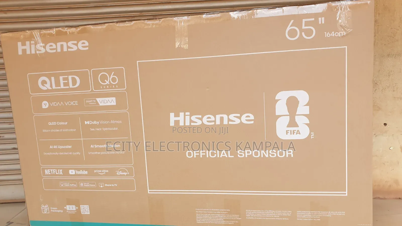 Boxed Tv 65" Hisense Qled
