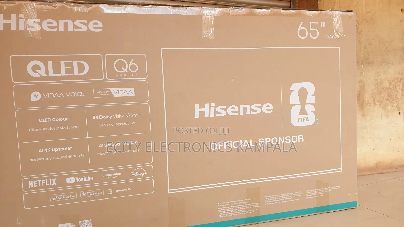 Boxed Tv 65" Hisense Qled