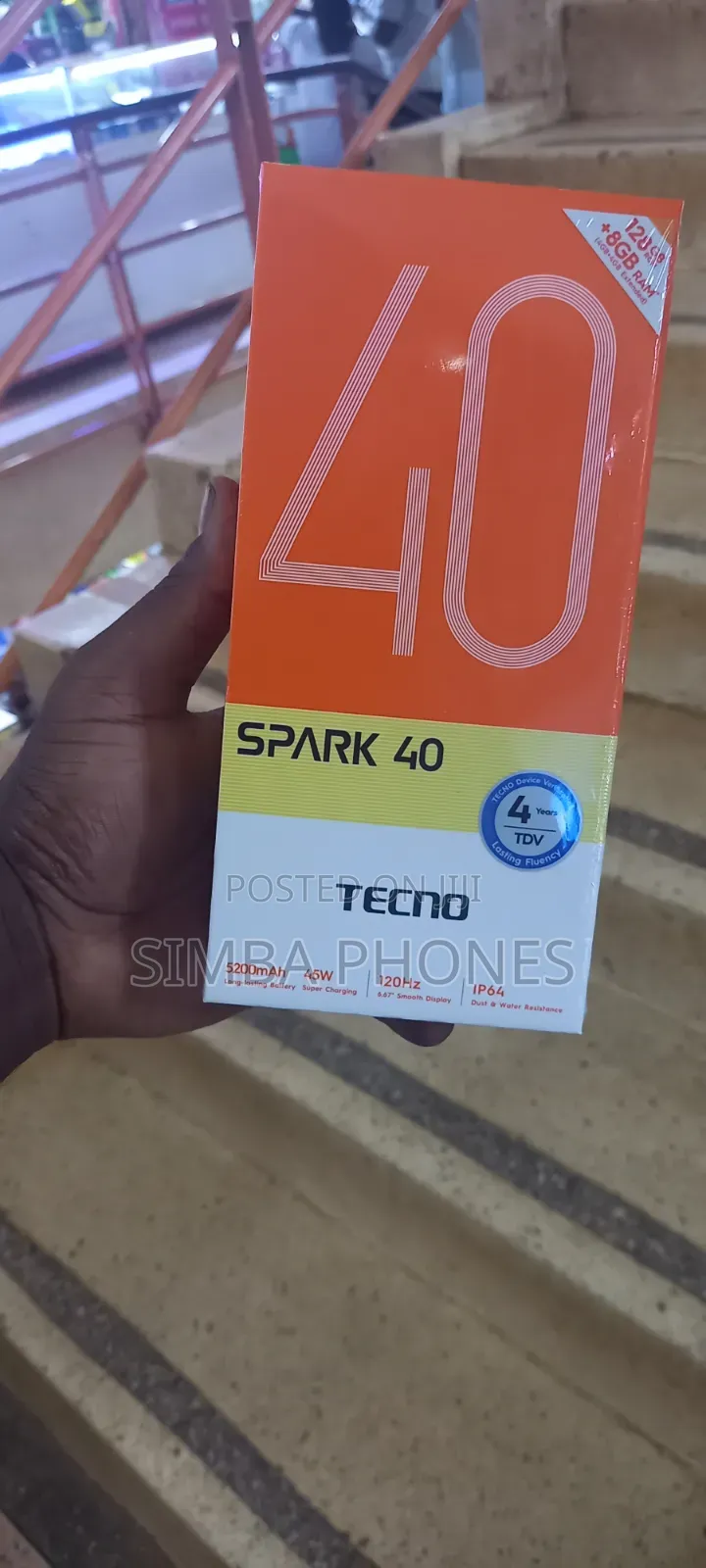 New Tecno Spark 40 256 GB Blue