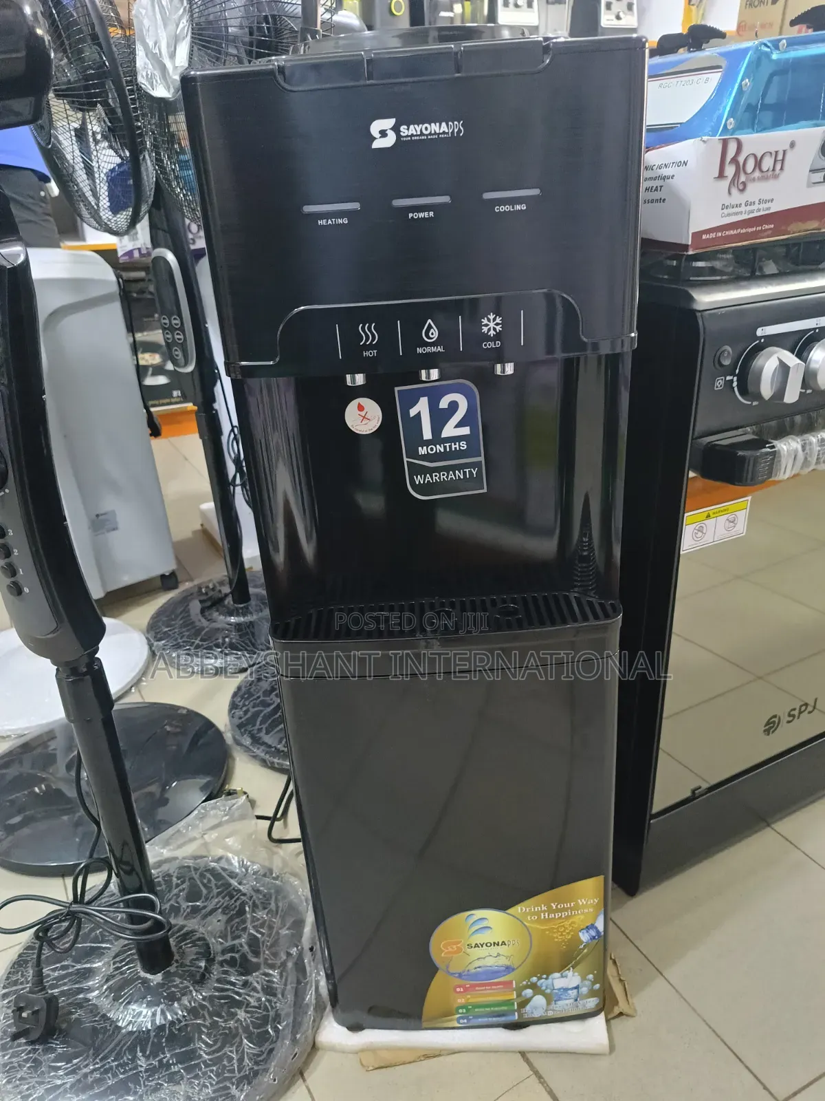 Sayona Water Dispenser/Refrigerator Storage Cabinet Water Dispenser