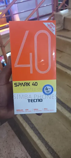 New Tecno Spark 40 256 GB Gold