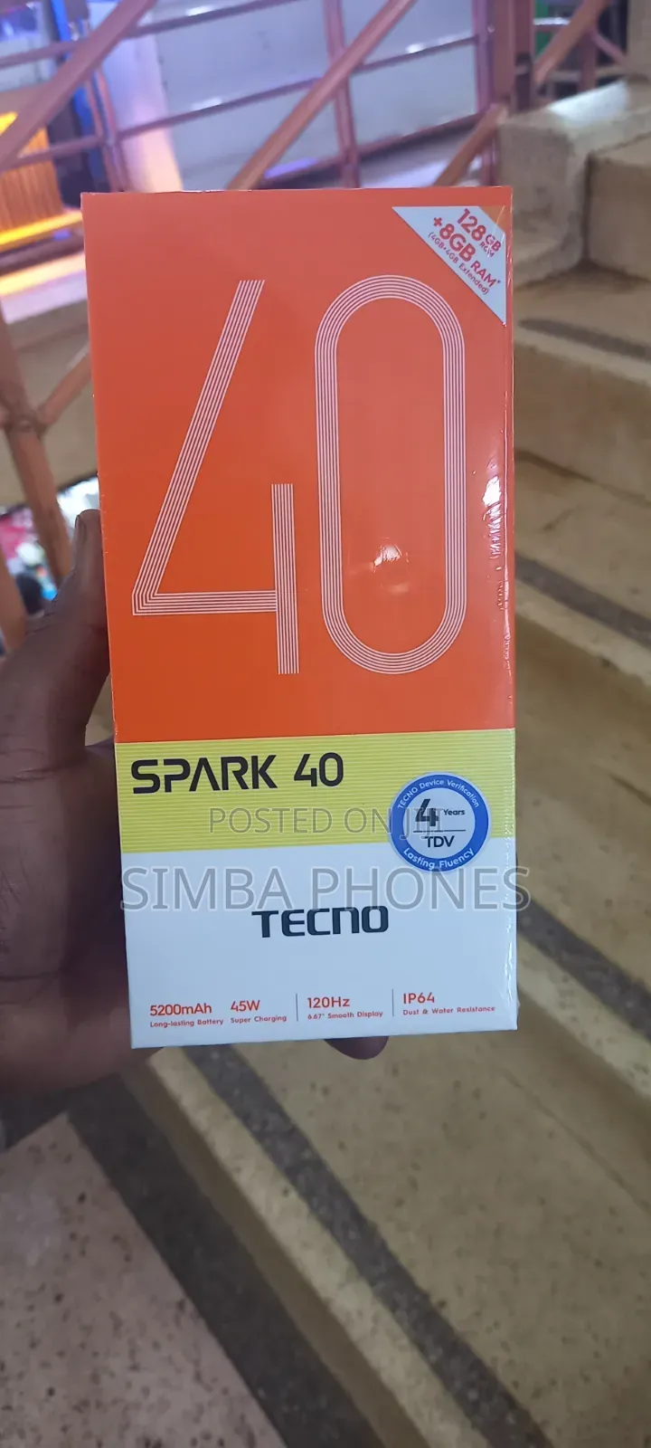 New Tecno Spark 40 256 GB Gold