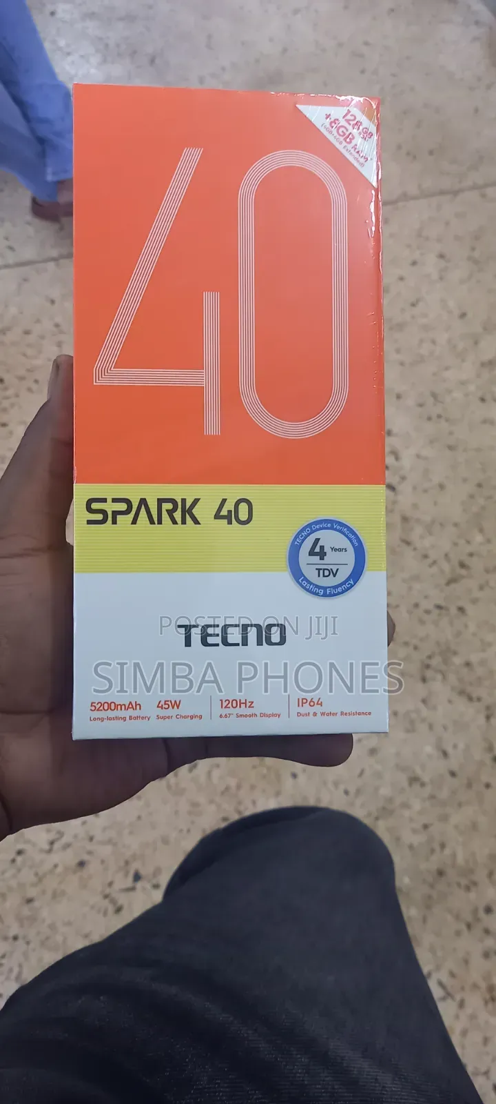 New Tecno Spark 40 256 GB Gold