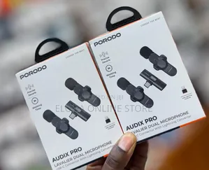 Porodo Audix Pro Lavalier Dual Microphone