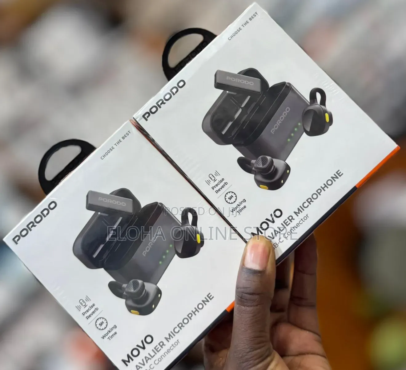 Porodo Movo Lavalier Microphone With a Type-C Connector