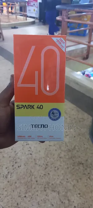 New Tecno Spark 40 256 GB Orange