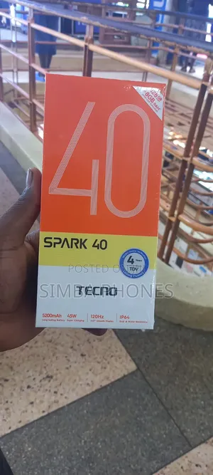 New Tecno Spark 40 256 GB Orange