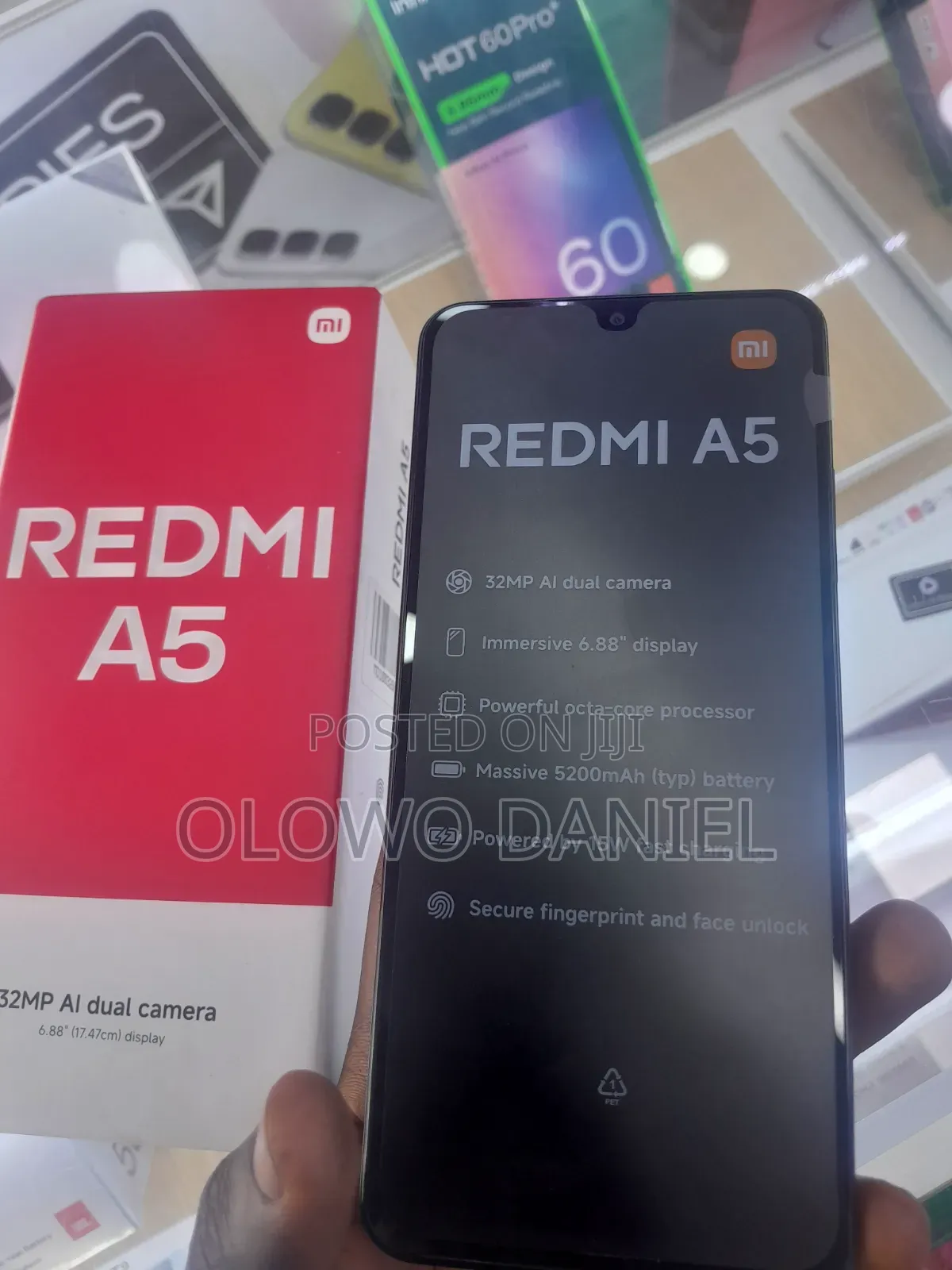 New Xiaomi Redmi A5 4G 64 GB Black