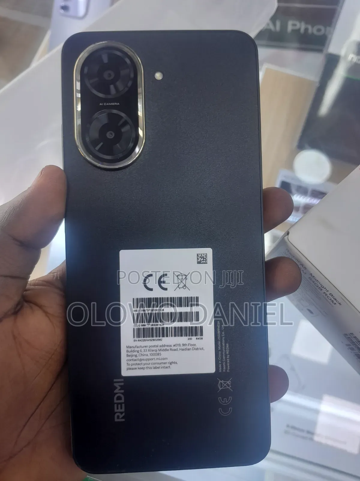 New Xiaomi Redmi A5 4G 64 GB Black