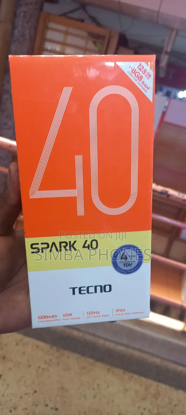 New Tecno Spark 40 128 GB White