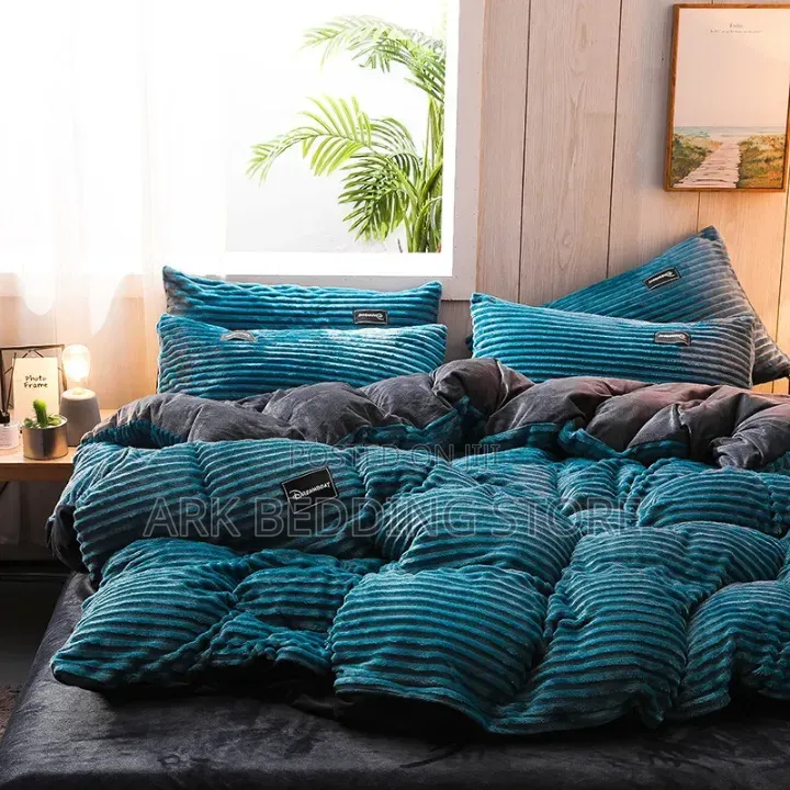 Modern European Coral Duvet