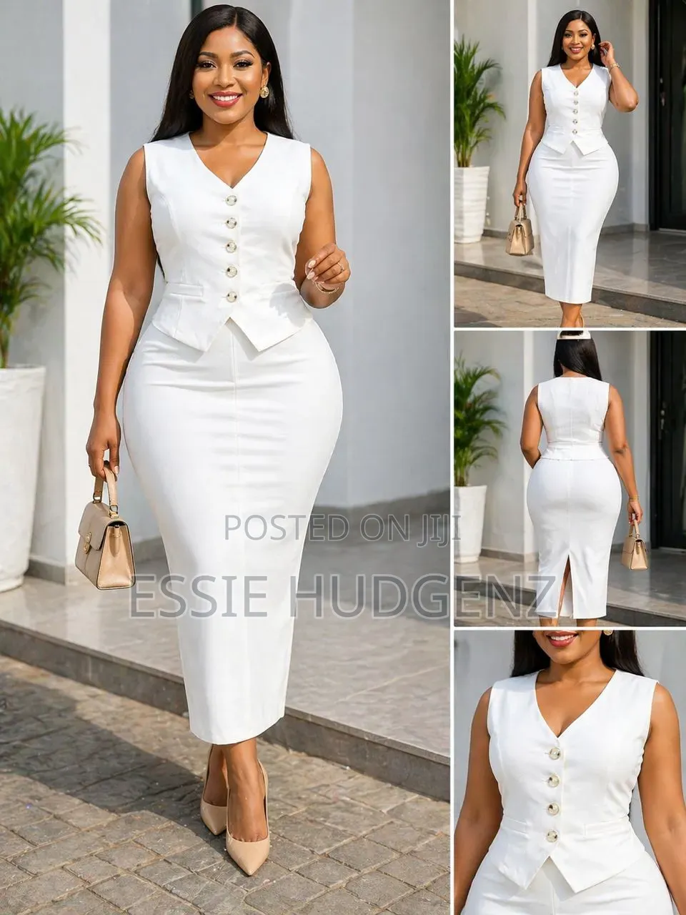 2pc Waist Coat and Skirt