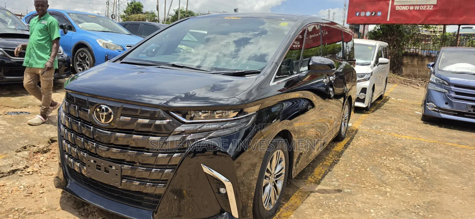 New Toyota Alphard 2025 Black