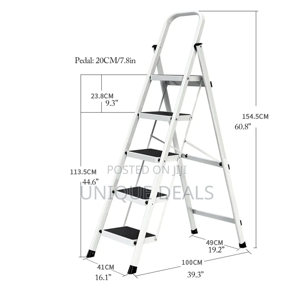 Stepladder White Stepladder 5 Step Ladder