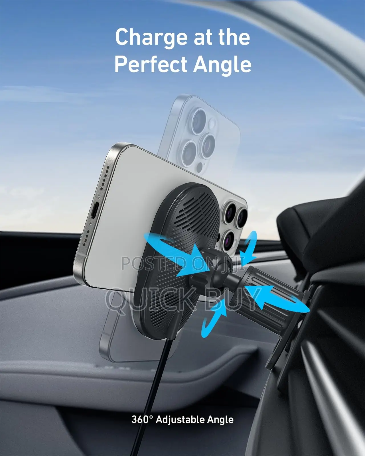 Anker Maggo Wireless Car Charger (Model B2932)