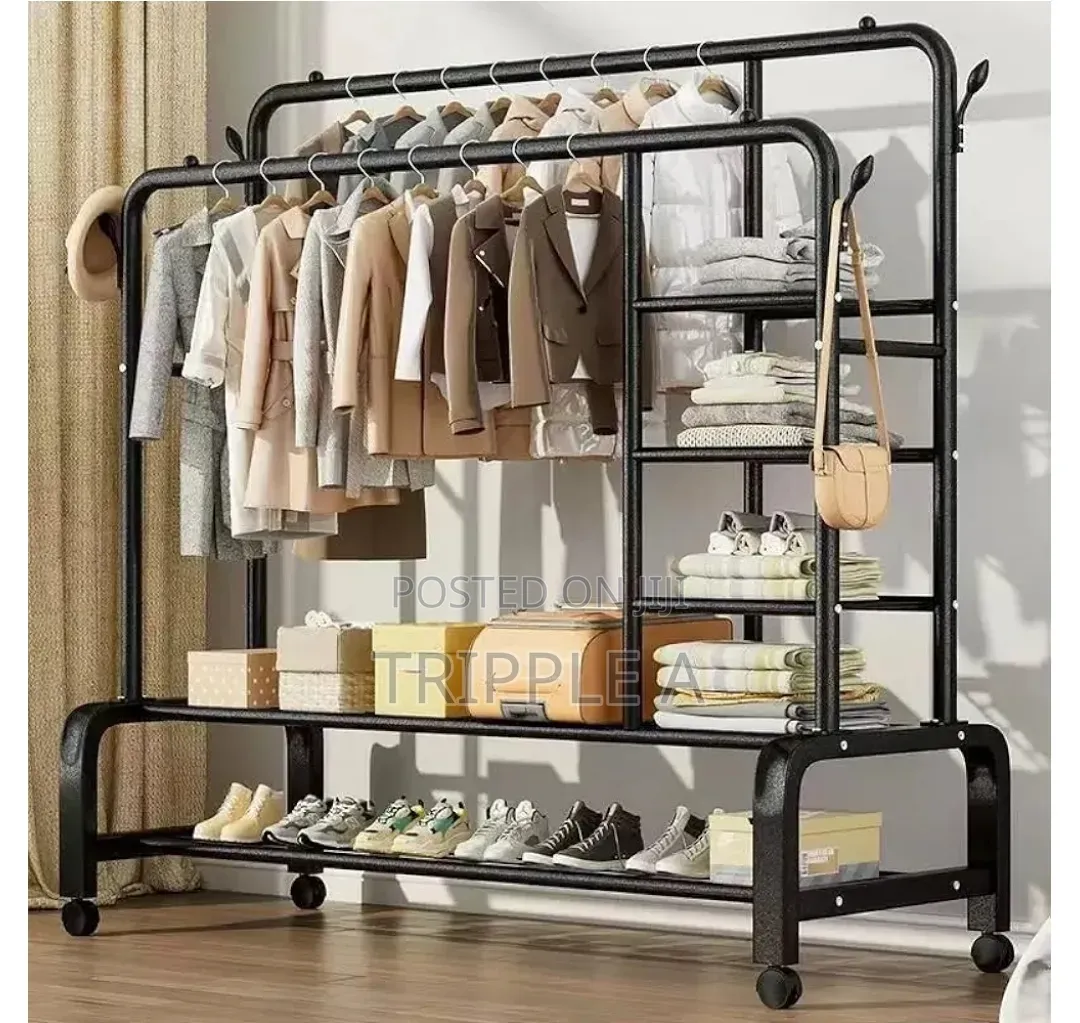 Folding Heavy Duty Clothing Rack