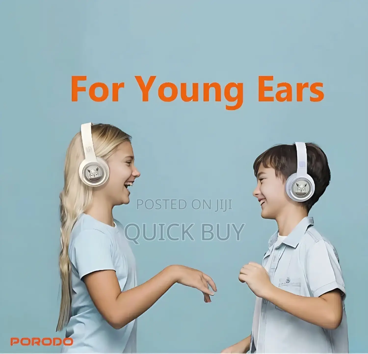 Porodo Soundtec Moose Wireless Kids Headphones.