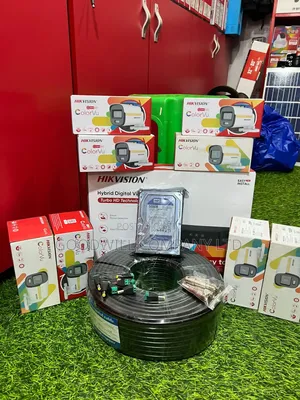 8 Channel Hik Vision Fox-Esswh CCTV Camera Full Kit