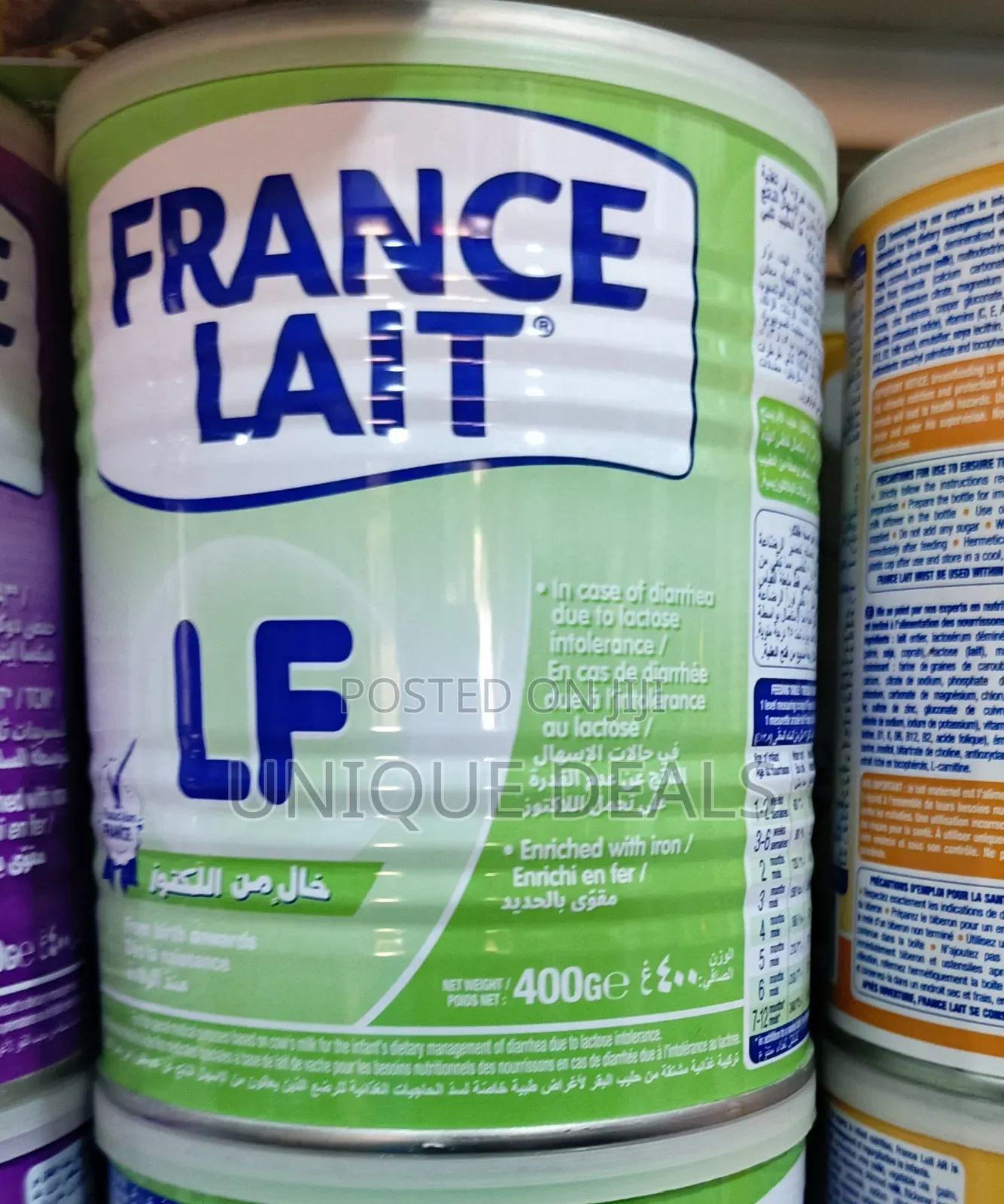 France Lait Lf, a Specialized Infant Formula.