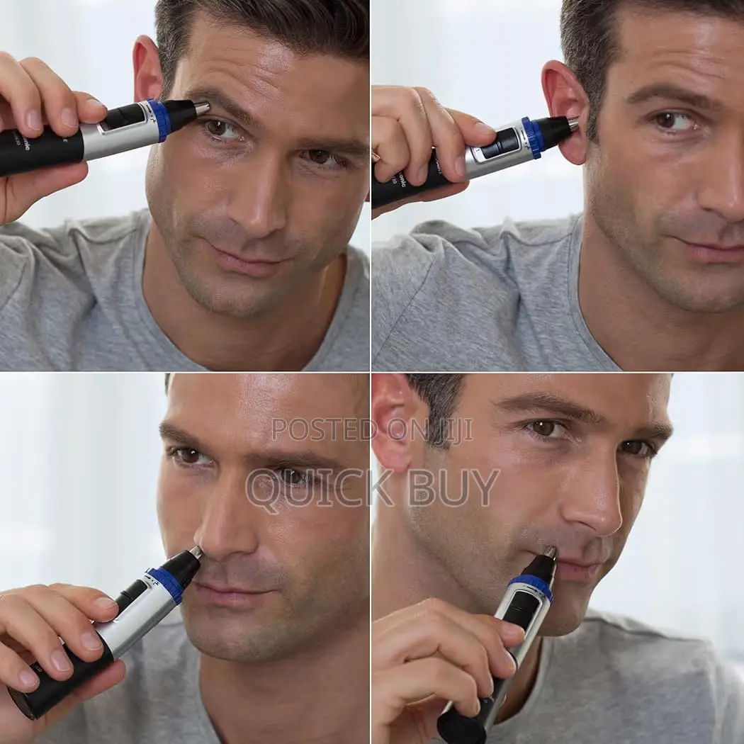 Er-Gn30 Wet Dry Electric Facial Hair Ear and Nose Hair Trimmer