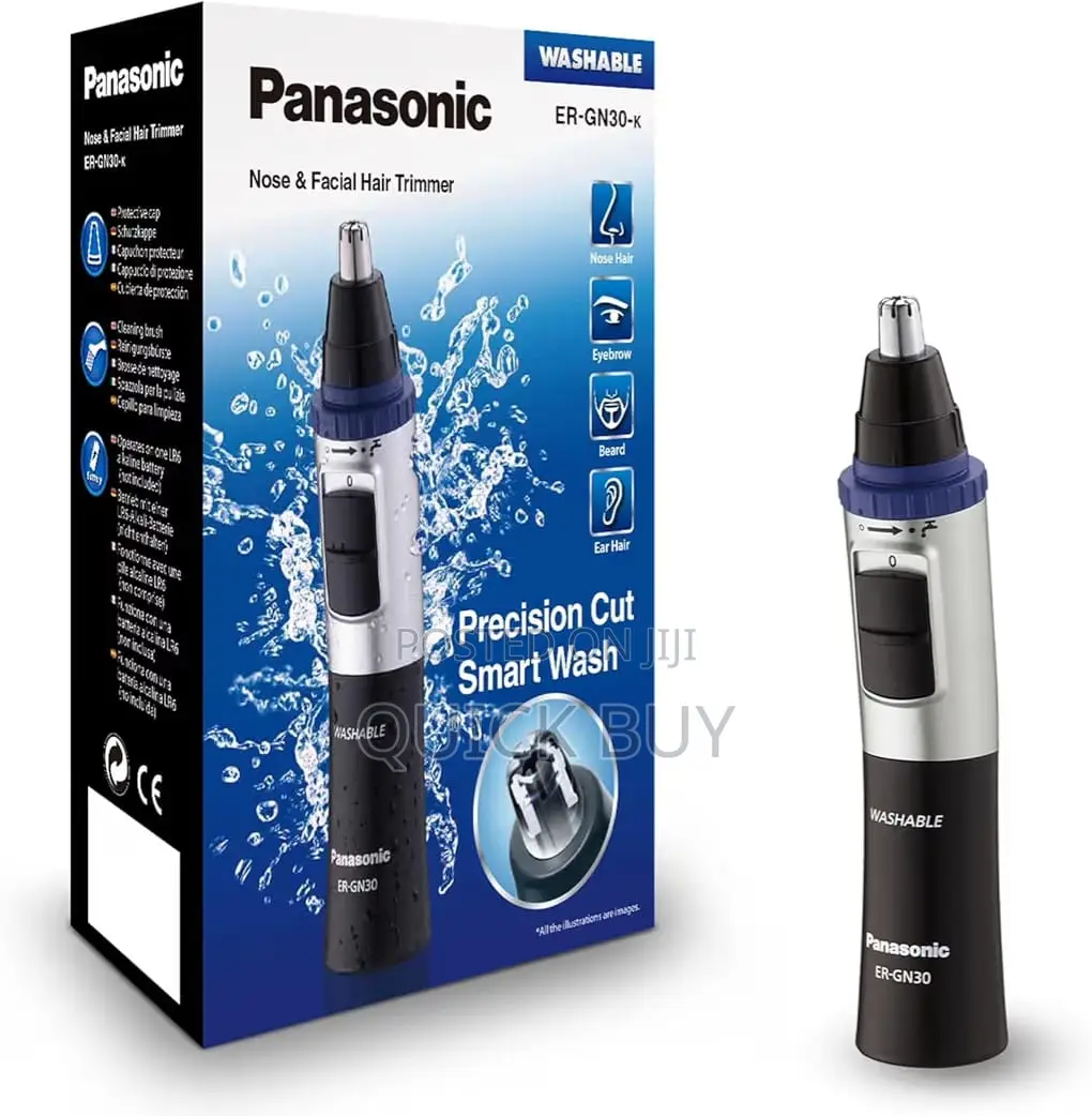 Er-Gn30 Wet Dry Electric Facial Hair Ear and Nose Hair Trimmer