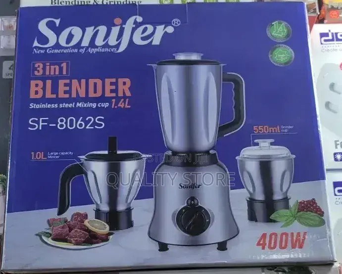 Sonifer Electric Blender 3 in 1 Sf-8062s