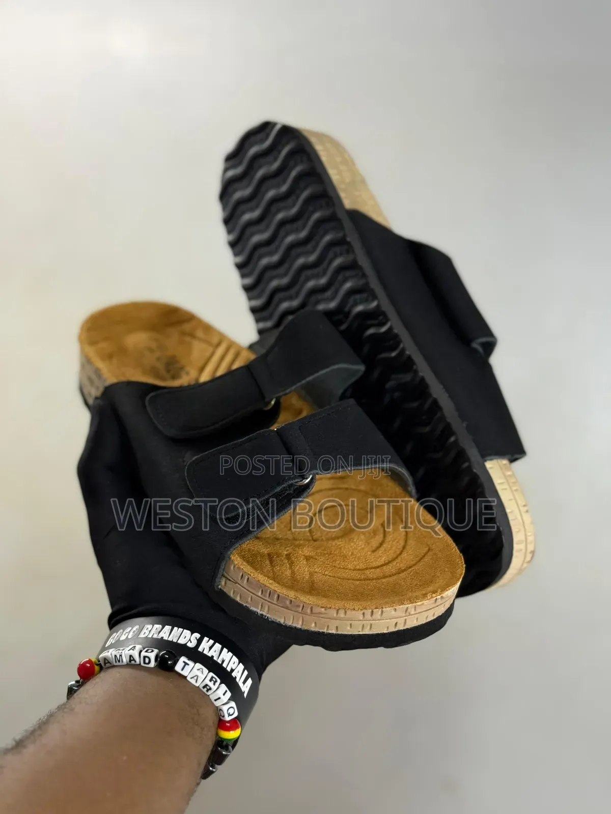 Two Strap Men's Original Leather Sandals