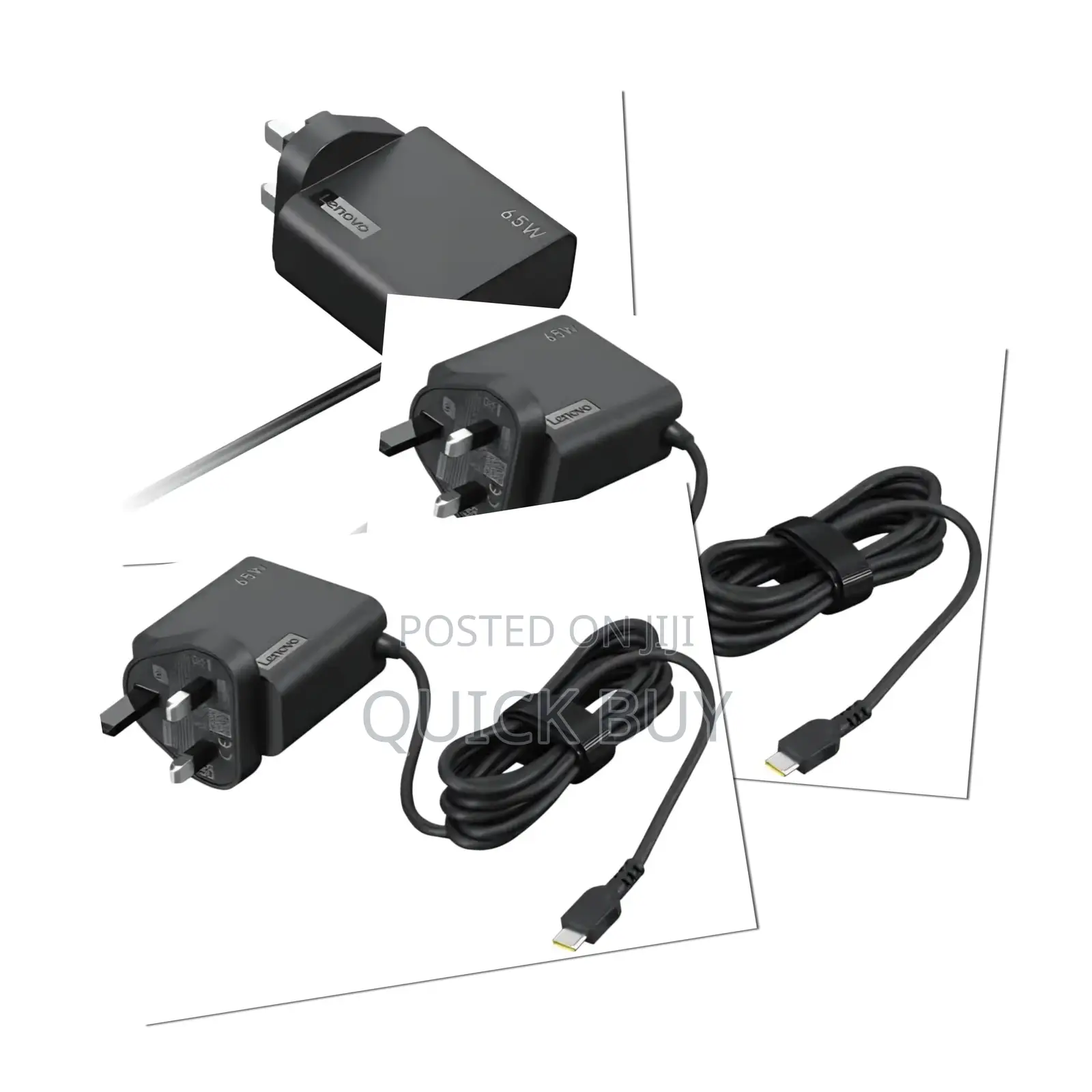 Lenovo 65w Usb-C Wall Adapter With a Uk Plug.
