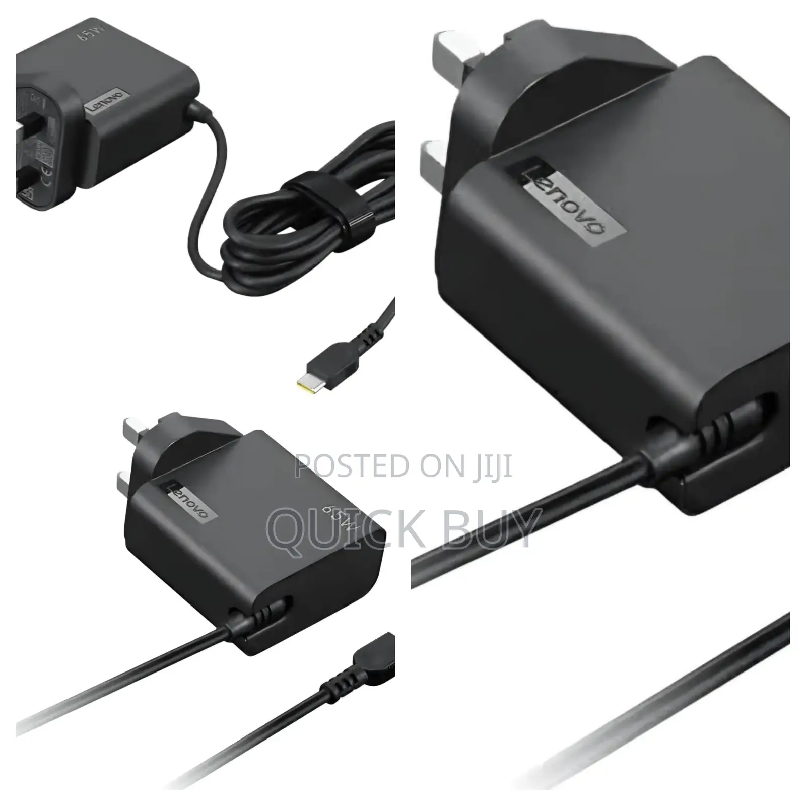 Lenovo 65w Usb-C Wall Adapter With a Uk Plug.