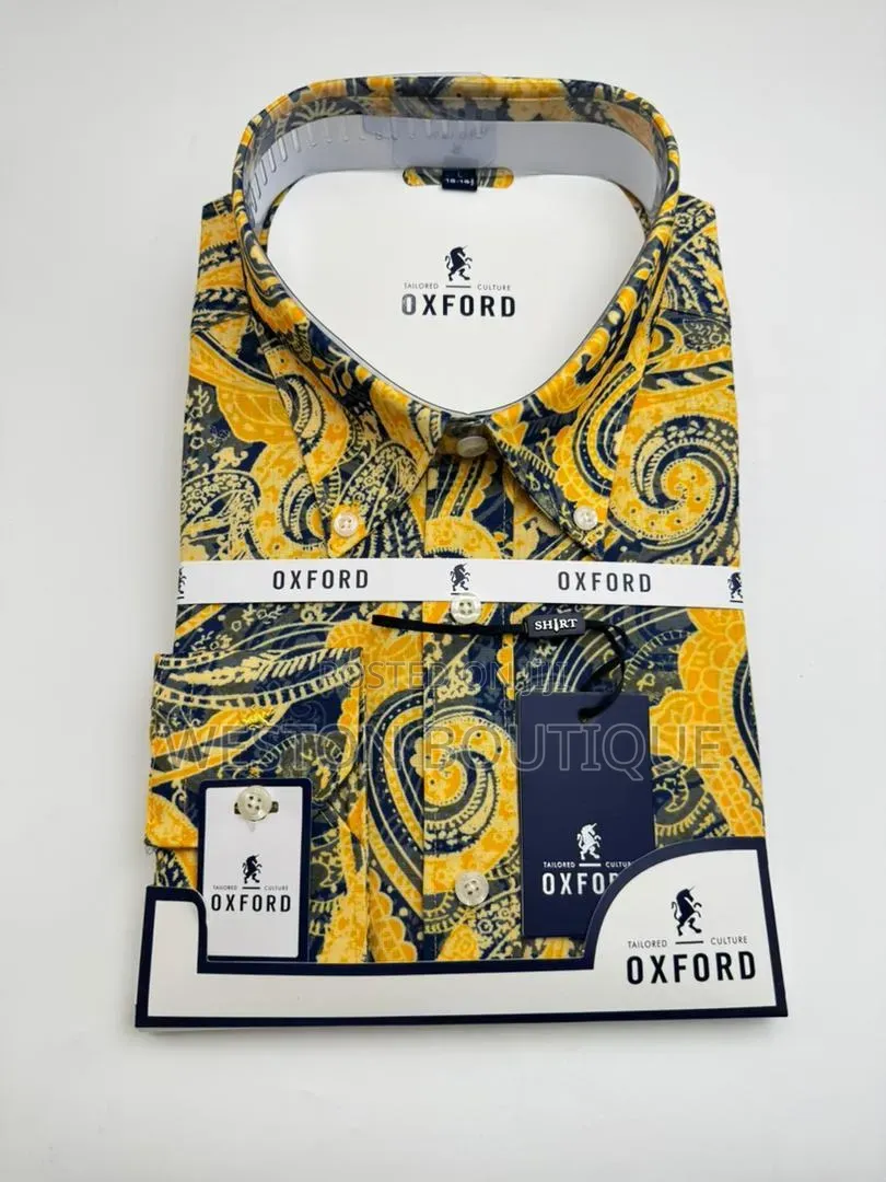 Original Floral Men's Cotton Oxford Shirts
