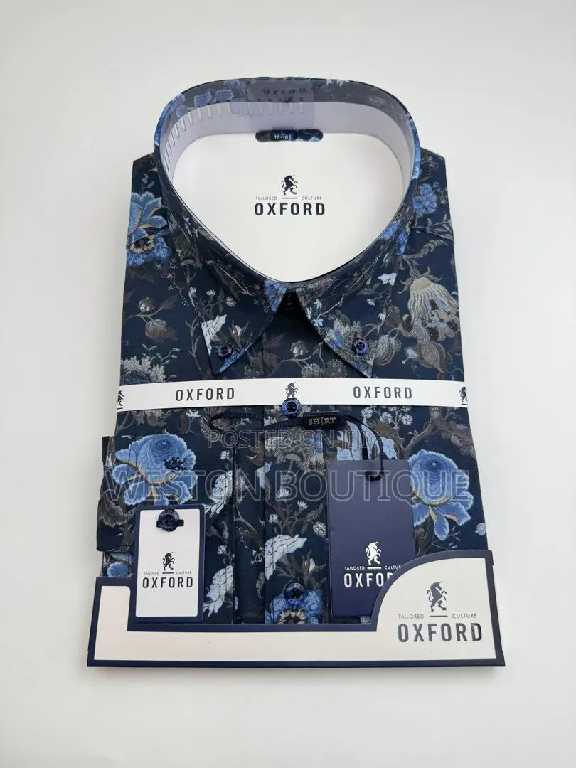 Original Floral Men's Cotton Oxford Shirts