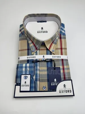 Oxford Best Checked Formal Long Sleeve Shirts