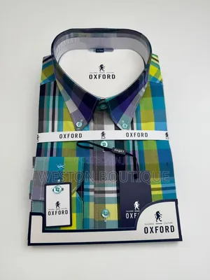 Oxford Best Checked Formal Long Sleeve Shirts
