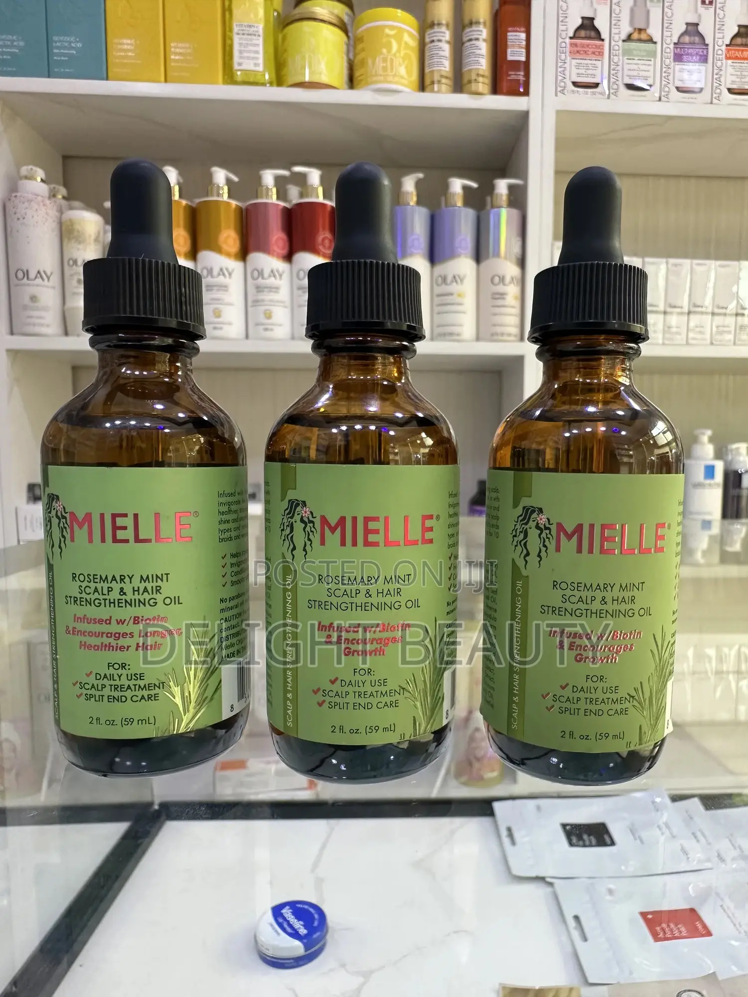 Mielle Organics Rosemary Mint Hair Oil - Strengthening Biotin Oil