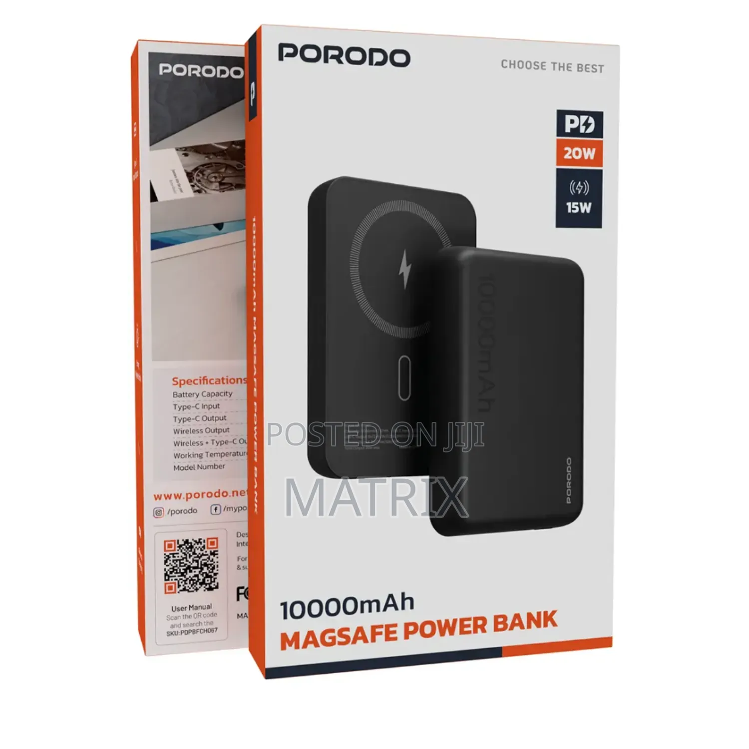 Porodo 10000mah Magsafe Power Bank