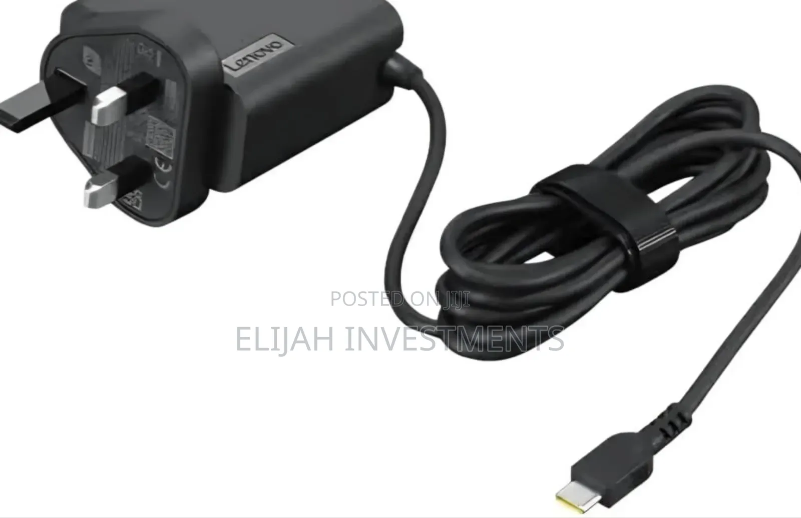 Lenovo 65w Usb-C Wall Adapter With a Uk Plug.