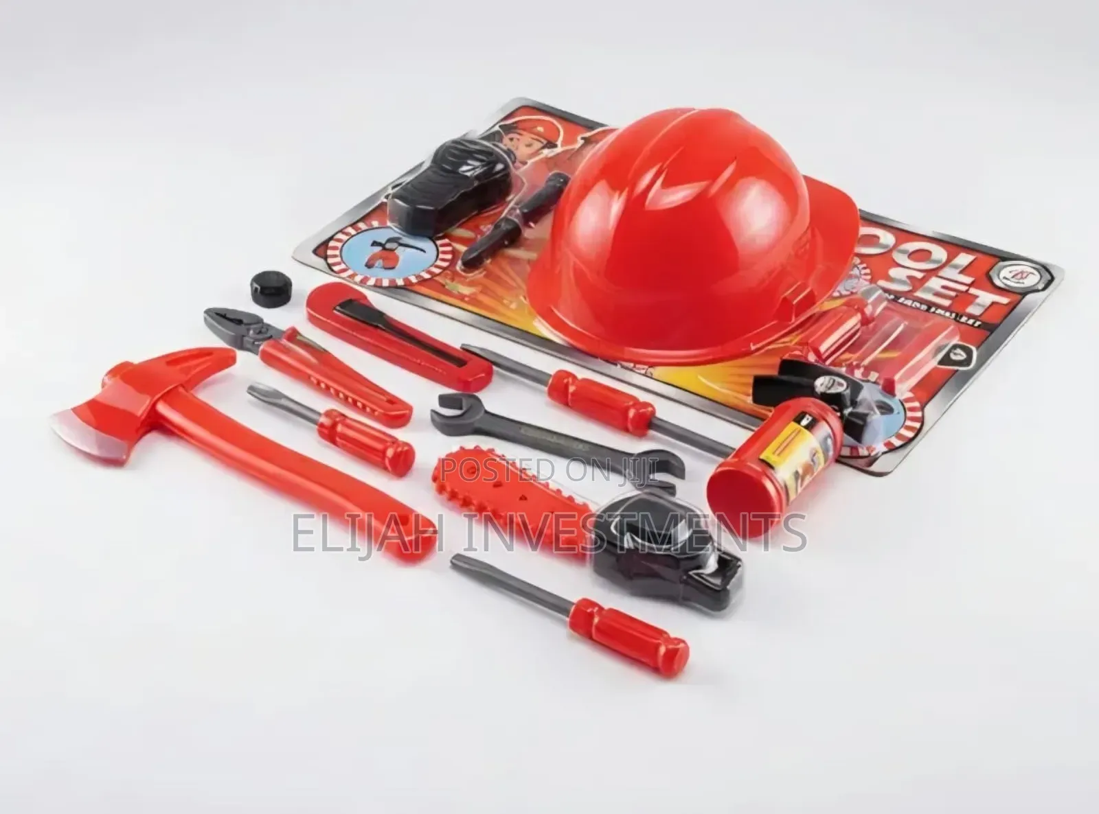 13-Piece Fire Fighter Hero Kids Tool