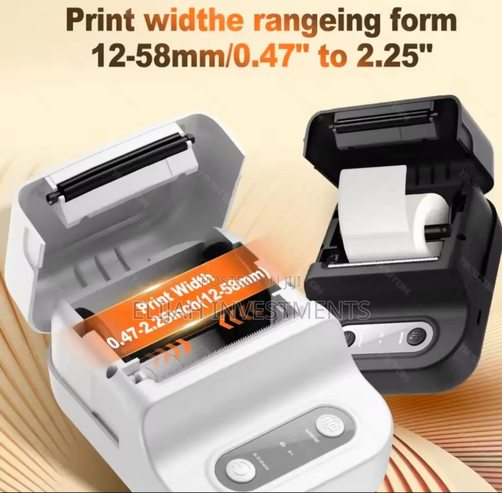 JBQ Pinnacle Mini Portable Label Printer