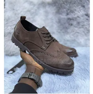Men's Half Boot Casual Oxford Loafers _Coffee Brown