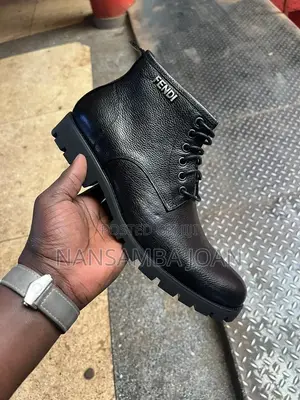 Original Men's Fendi Black Boots