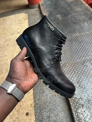 Original Men's Fendi Black Boots