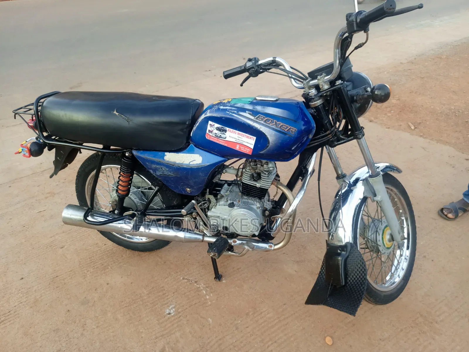 Bajaj Boxer 100 2017 Blue