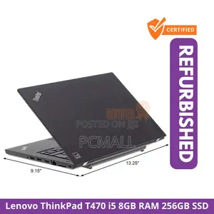 Laptop Lenovo ThinkPad T470 8GB Intel Core i5 SSD 256GB