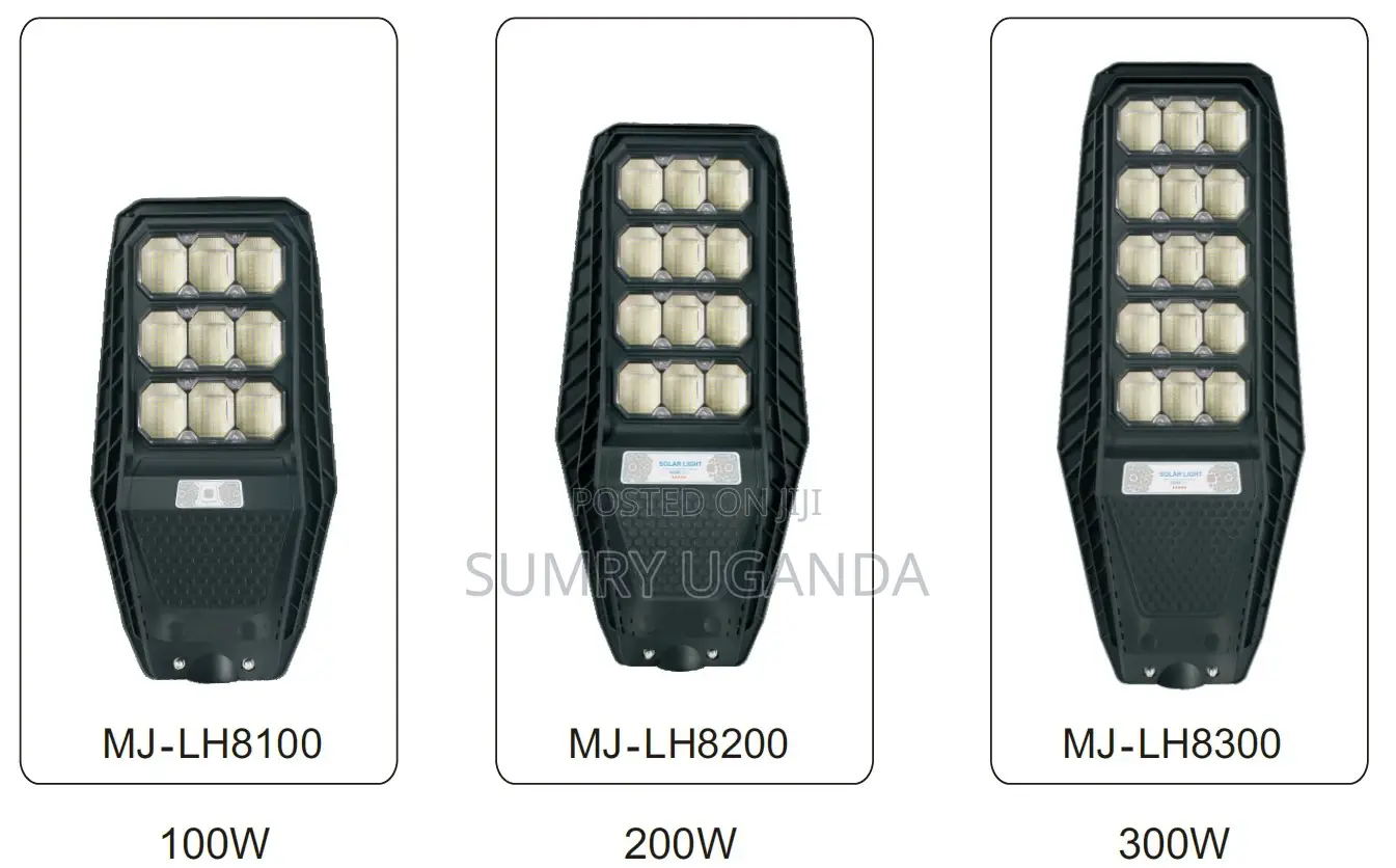Solar Street Light Zero Electricity Bills 100/200/300w Solar Led Lamp