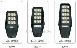 Solar Street Light Zero Electricity Bills 100/200/300w Solar Led Lamp