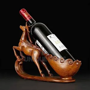 Bamboo Wine Rack Creative Deer Shape Wine Rack