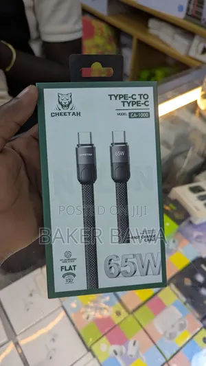 Cheetah Brand Type-C to Type-C Fast Charging Cable